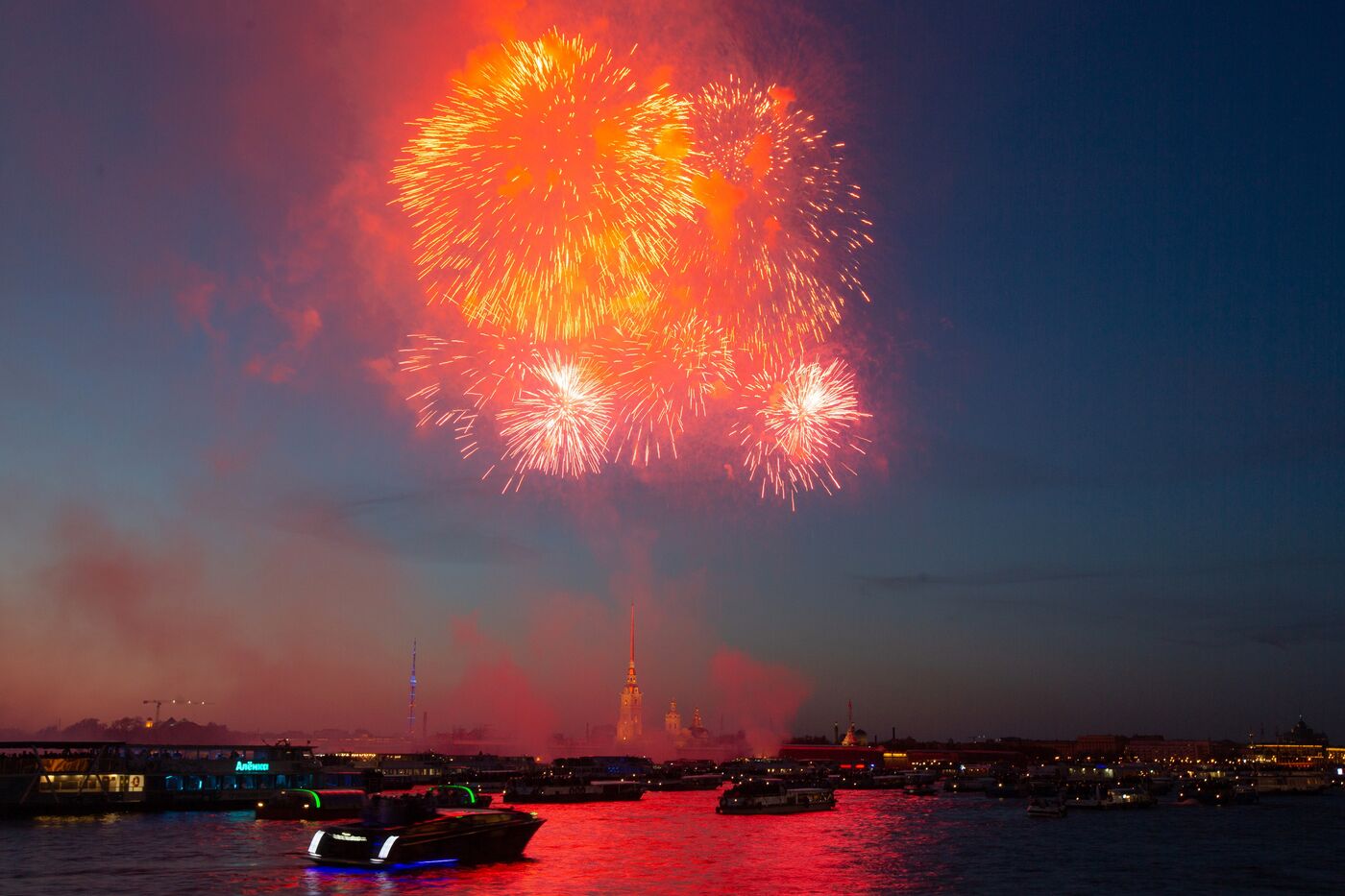 Victory Day fireworks in hero cities