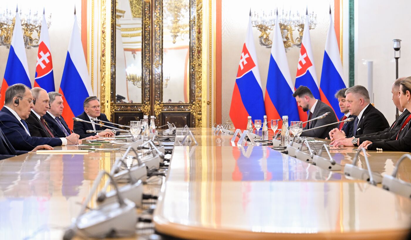 President of Russia Vladimir Putin's meeting with Prime Minister of Slovakia Robert Fico