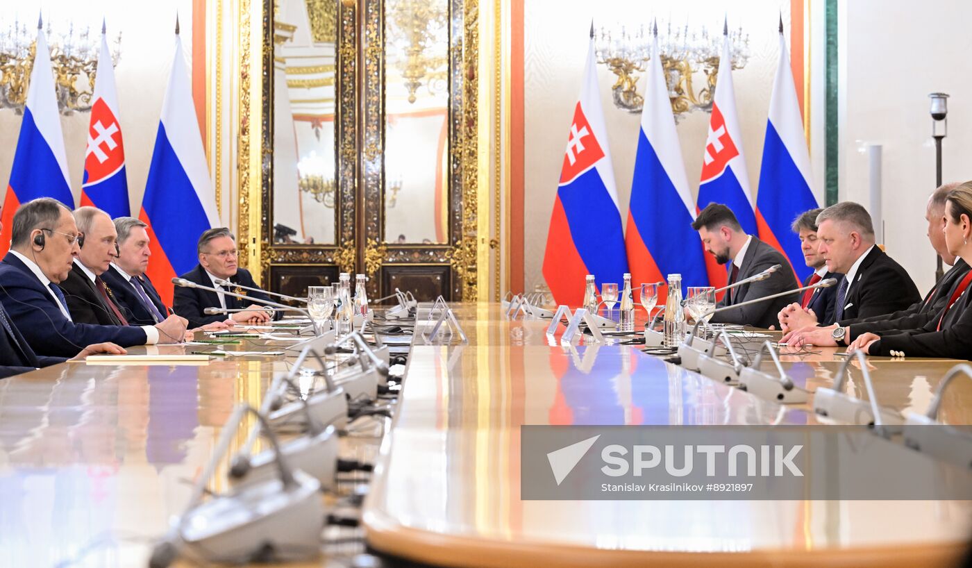 President of Russia Vladimir Putin's meeting with Prime Minister of Slovakia Robert Fico