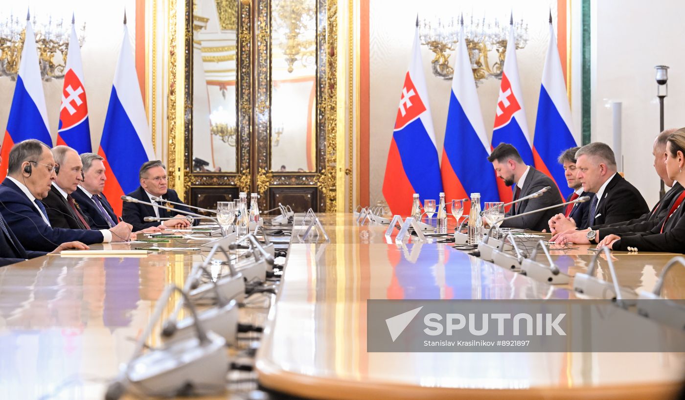 President of Russia Vladimir Putin's meeting with Prime Minister of Slovakia Robert Fico