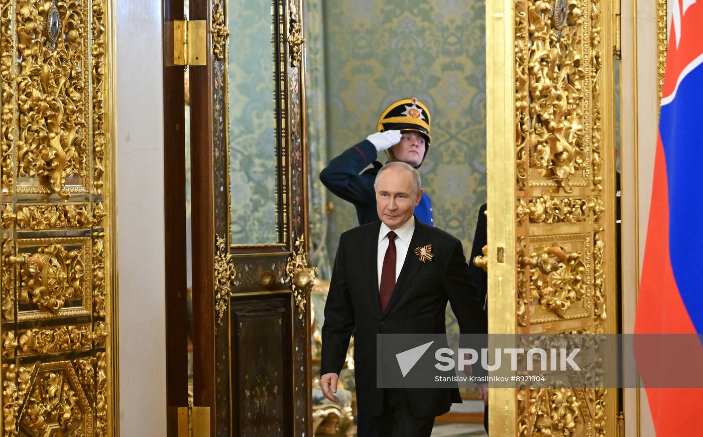 President of Russia Vladimir Putin's meeting with Prime Minister of Slovakia Robert Fico