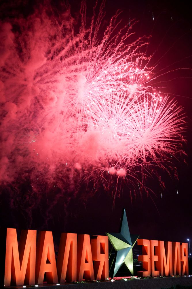 Victory Day fireworks in hero cities