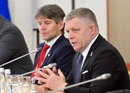 President of Russia Vladimir Putin's meeting with Prime Minister of Slovakia Robert Fico