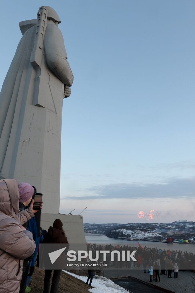 Victory Day fireworks in hero cities