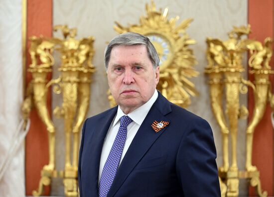 Presidential Aide Yury Ushakov before the meeting between President of Russia Vladimir Putin and Prime Minister of Slovakia Robert Fico. Location: Russia, Moscow. Author: Stanislav Krasilnikov/Sputnik. President of Russia Vladimir Putin's meeting with Prime Minister of Slovakia Robert Fico