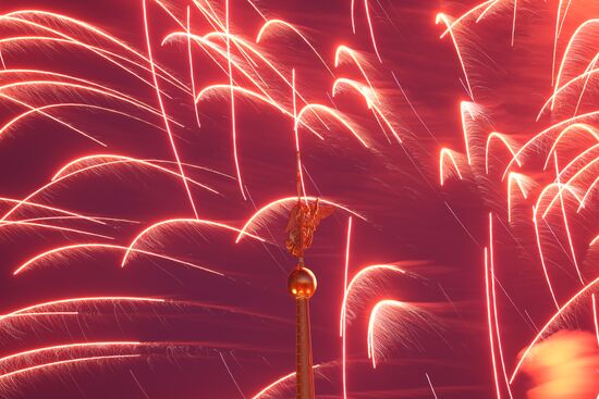 Victory Day fireworks in hero cities