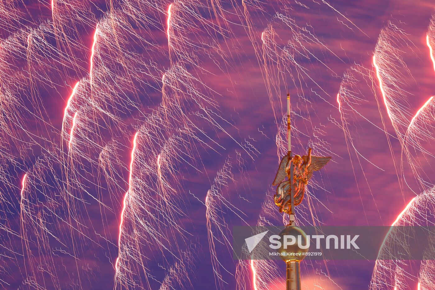 Victory Day fireworks in hero cities