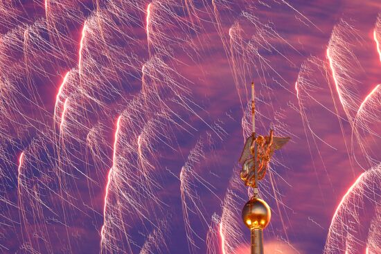 Victory Day fireworks in hero cities