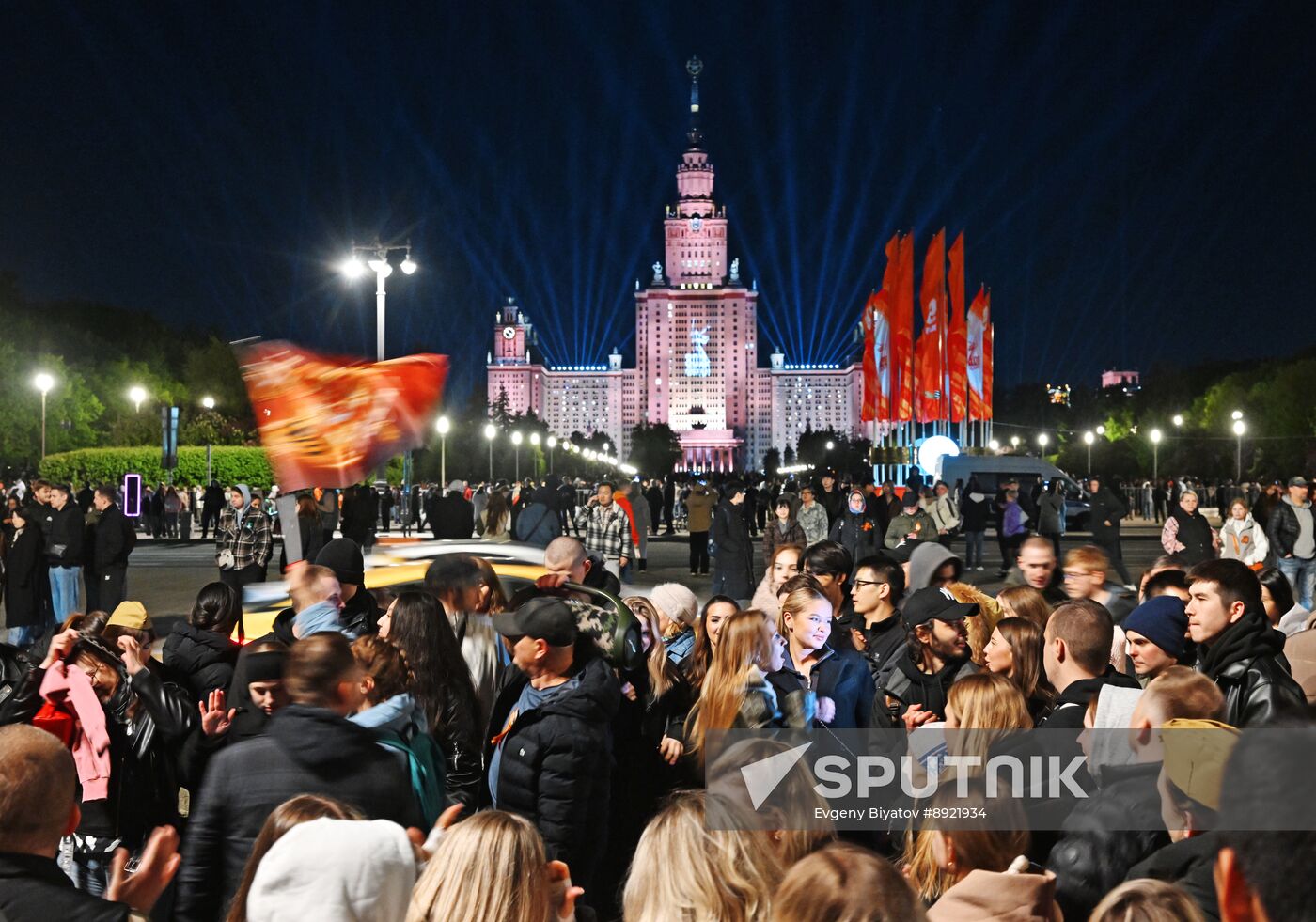 Victory Day fireworks in Moscow