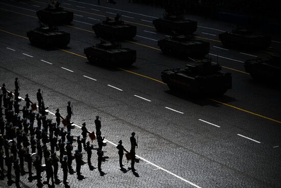 Military parade marking 80th anniversary of Victory in Great Patriotic War in Moscow