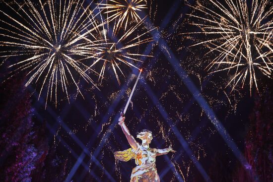 Victory Day fireworks in hero cities