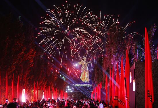 Victory Day fireworks in hero cities