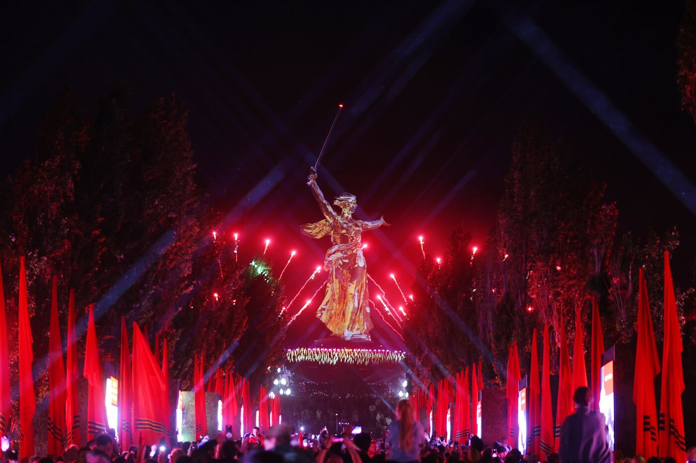 Victory Day fireworks in hero cities