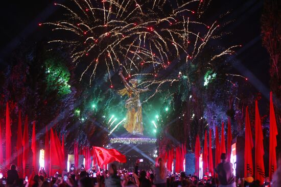 Victory Day fireworks in hero cities