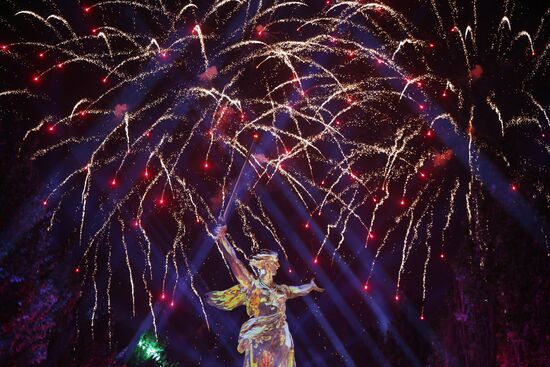 Victory Day fireworks in hero cities
