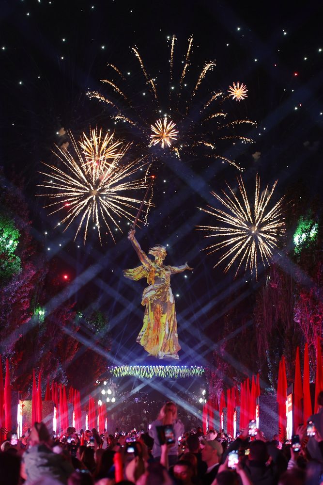 Victory Day fireworks in hero cities