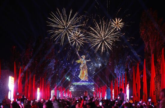 Victory Day fireworks in hero cities
