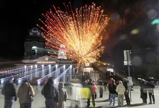 Victory Day fireworks in hero cities