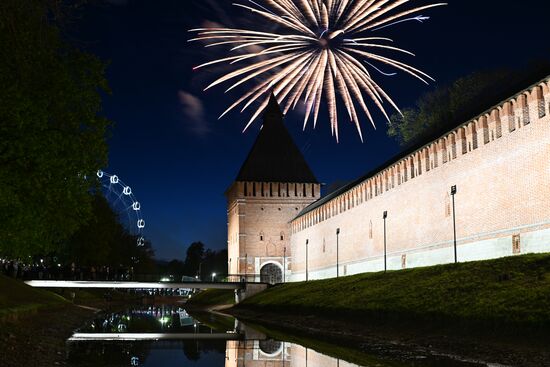 Victory Day fireworks in hero cities