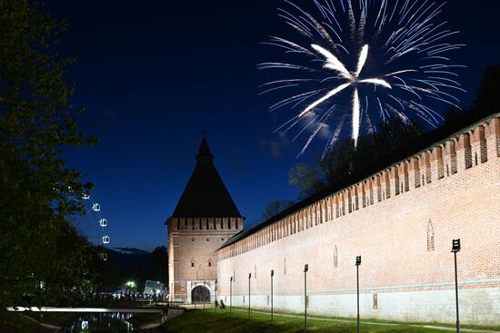 Victory Day fireworks in hero cities