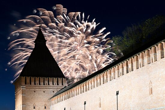 Victory Day fireworks in hero cities