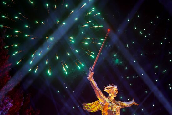 Victory Day fireworks in hero cities