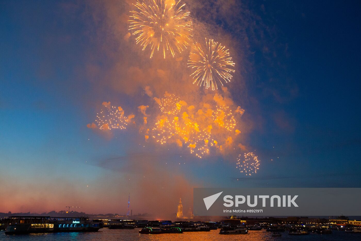 Victory Day fireworks in hero cities