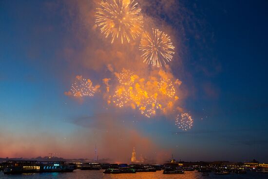 Victory Day fireworks in hero cities