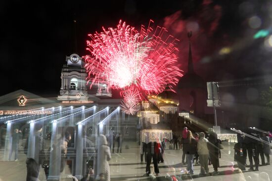 Victory Day fireworks in hero cities