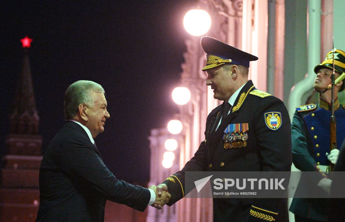 President of Russia Vladimir Putin's meeting with President of Uzbekistan Shavkat Mirziyoyev