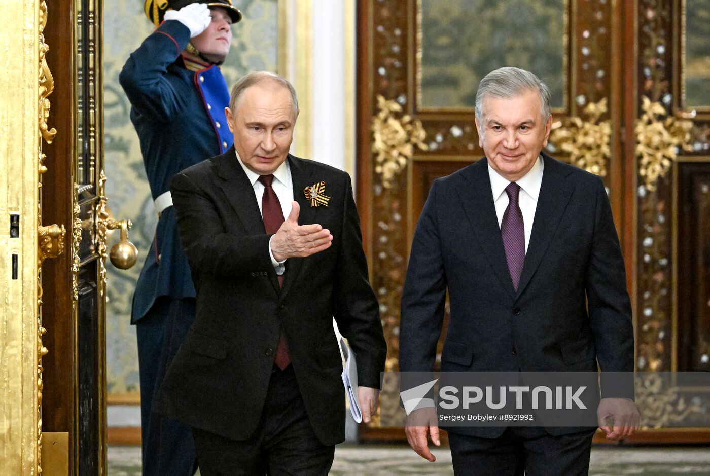 President of Russia Vladimir Putin's meeting with President of Uzbekistan Shavkat Mirziyoyev