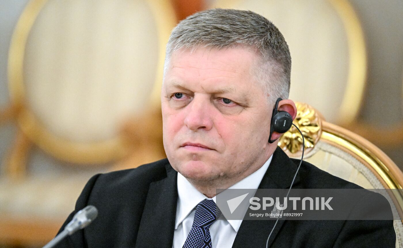 President of Russia Vladimir Putin's meeting with Prime Minister of Slovakia Robert Fico