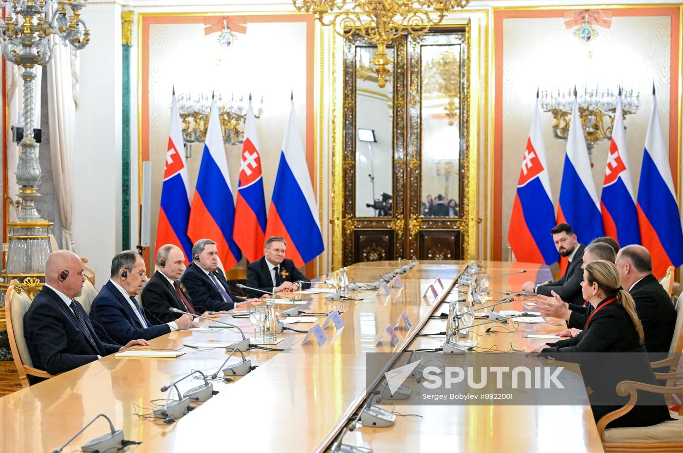 President of Russia Vladimir Putin's meeting with Prime Minister of Slovakia Robert Fico