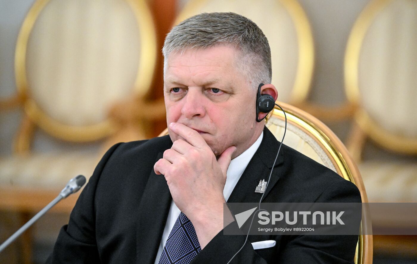 President of Russia Vladimir Putin's meeting with Prime Minister of Slovakia Robert Fico