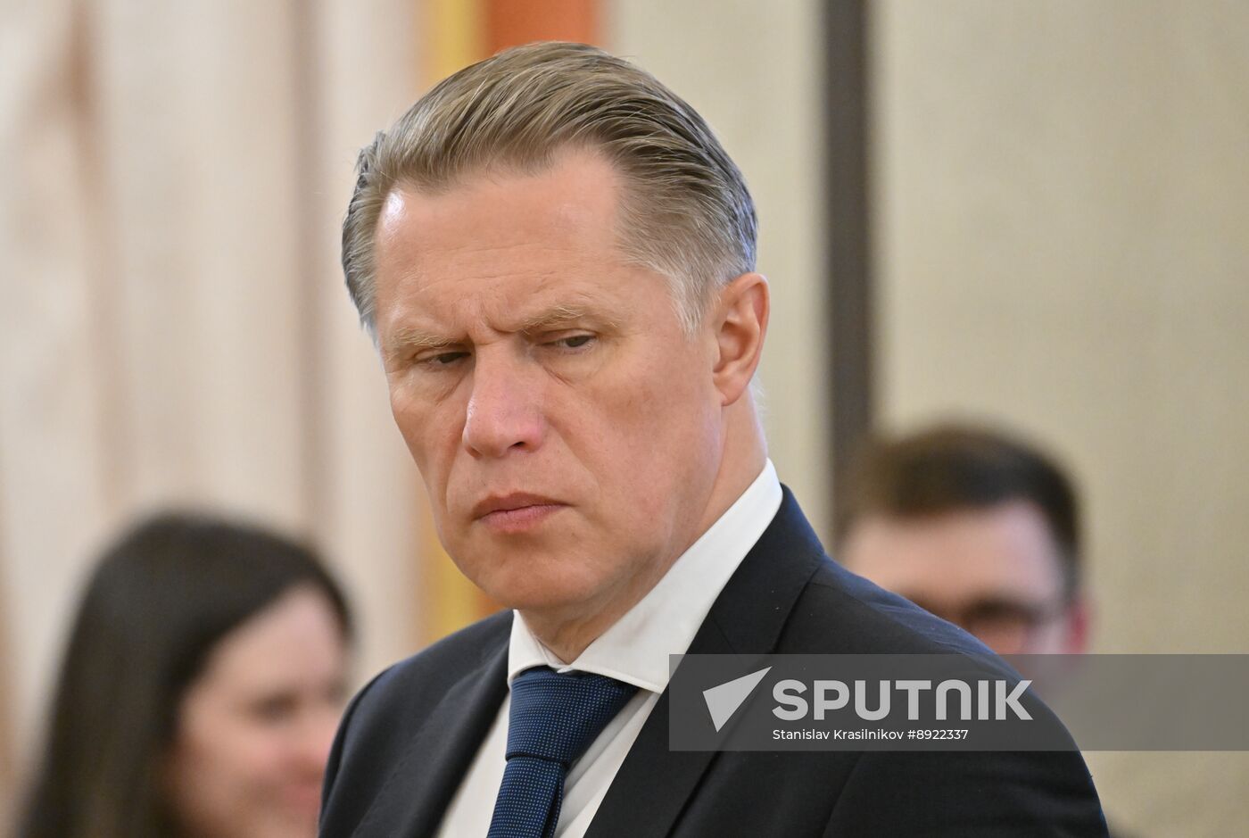 President of Russia Vladimir Putin meets with President of Zimbabwe Emmerson Mnangagwa