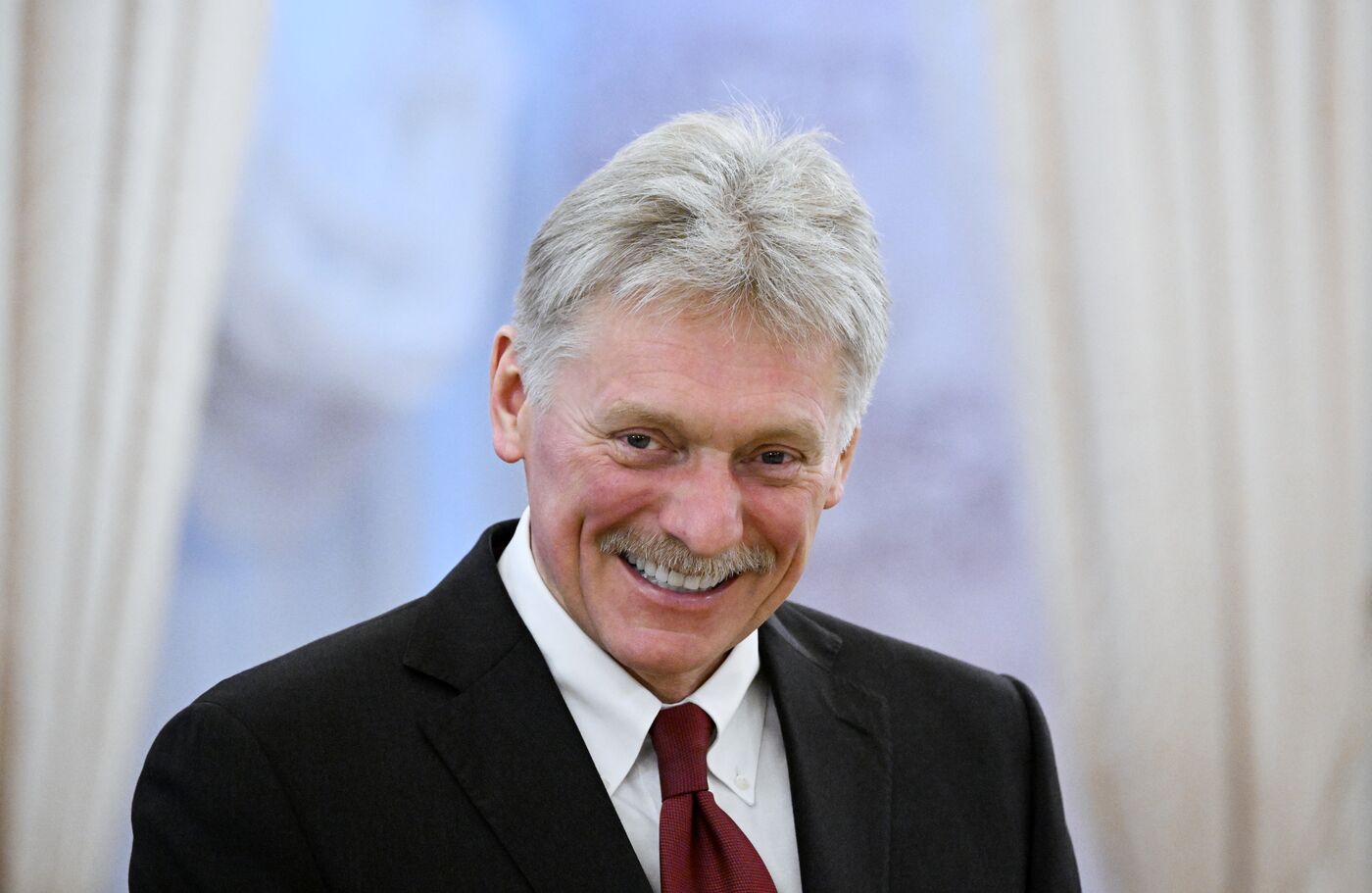 President of Russia Vladimir Putin meets with President of Palestine Mahmoud Abbas