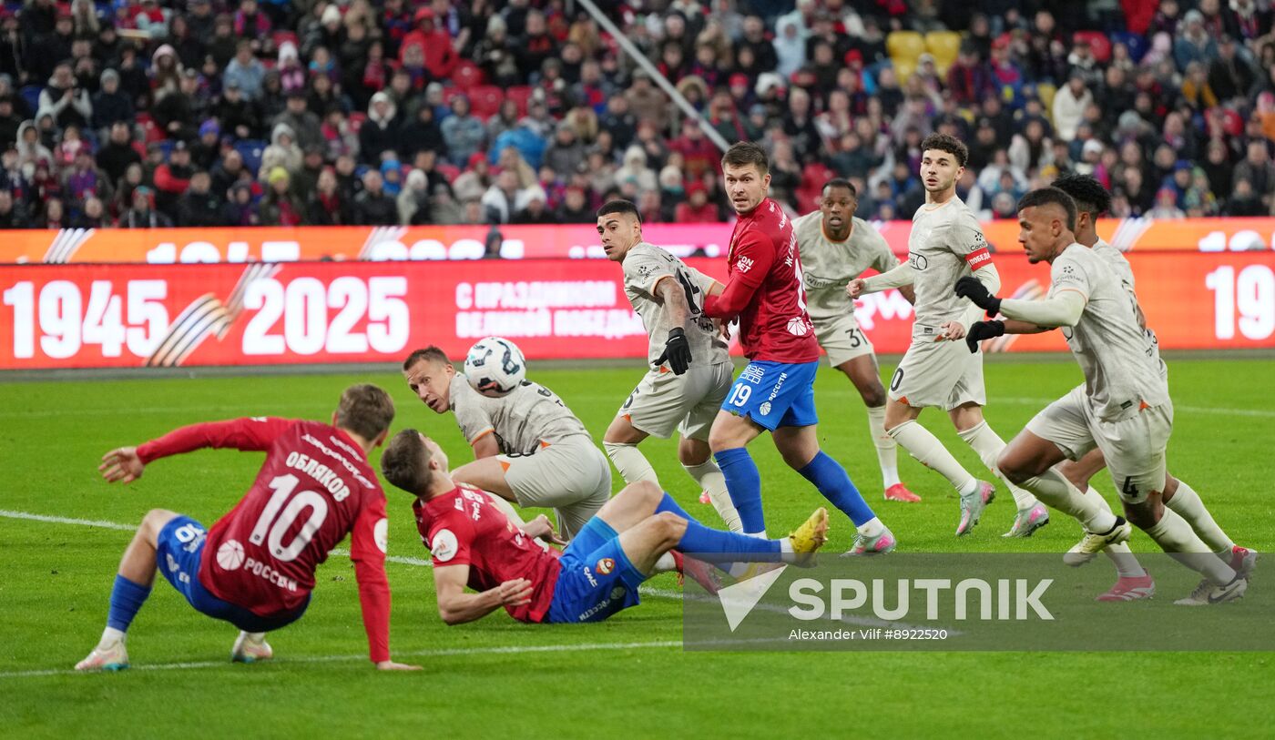 Russia Soccer Premier-League CSKA - Krasnodar
