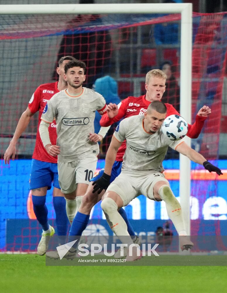 Russia Soccer Premier-League CSKA - Krasnodar