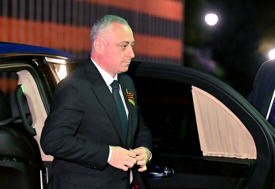 President of Russia Vladimir Putin meets with President of Abkhazia Badra Gunba