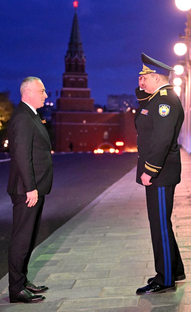 President of Russia Vladimir Putin meets with President of Abkhazia Badra Gunba