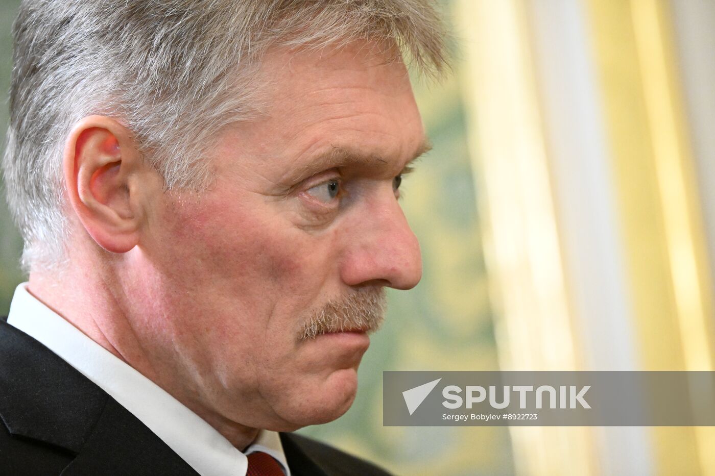 President of Russia Vladimir Putin meets with President of South Ossetia Alan Gagloev