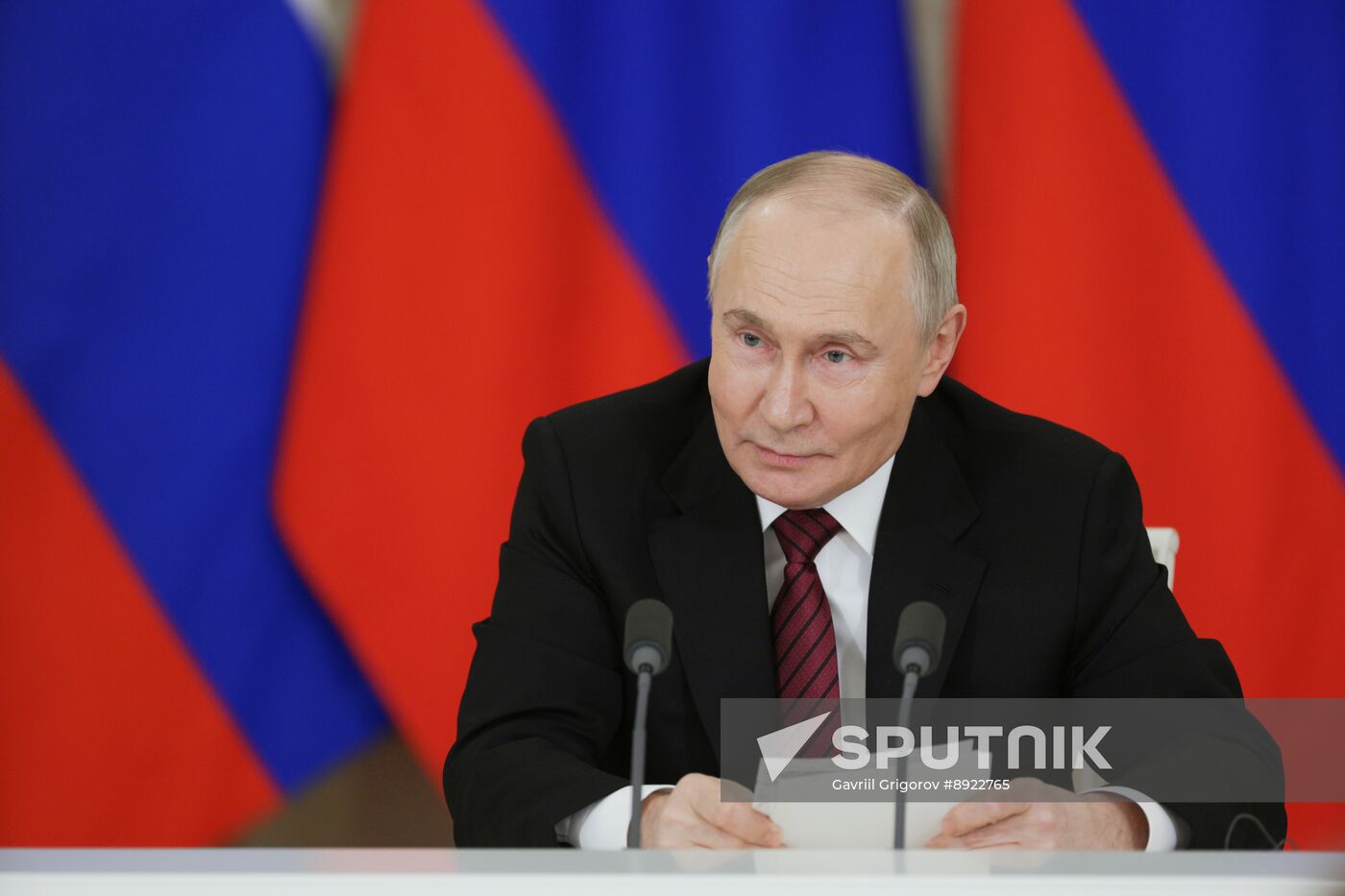 Russia Putin Press Statement