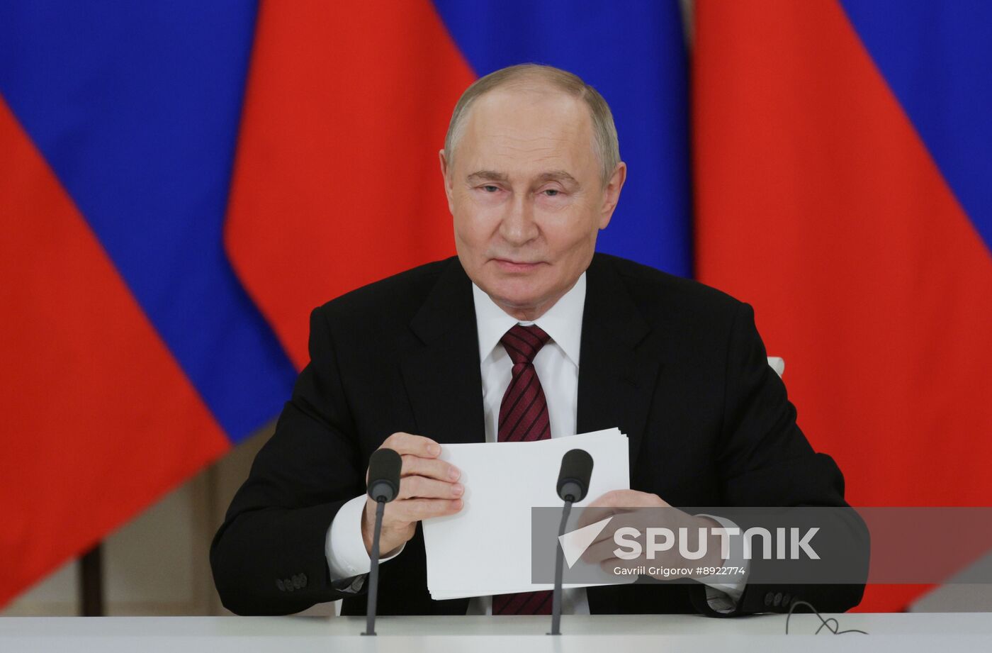 Russia Putin Press Statement