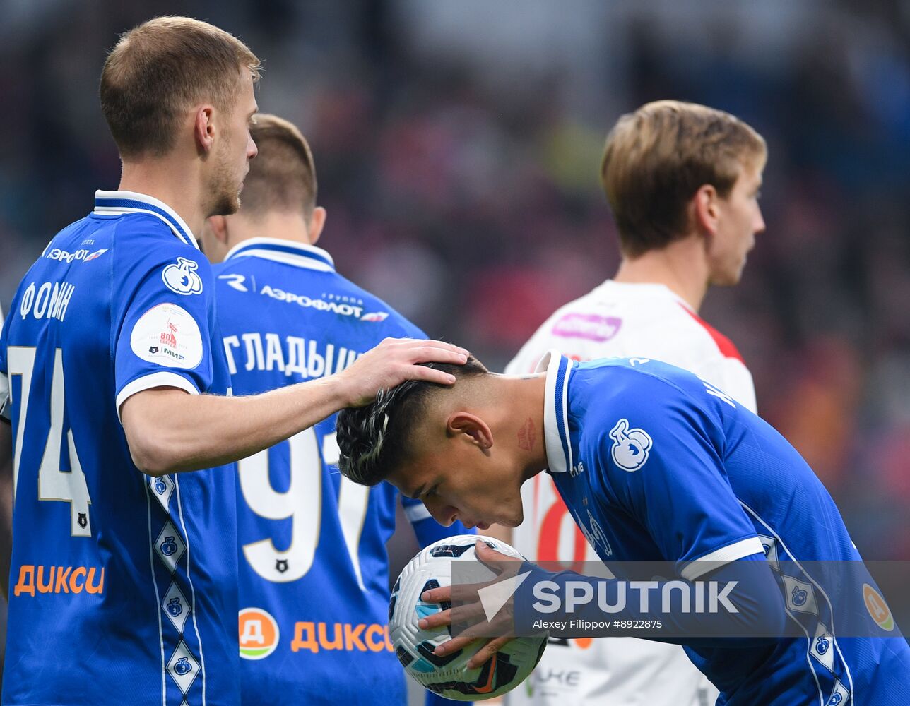 Russia Soccer Premier-League Dynamo - Spartak