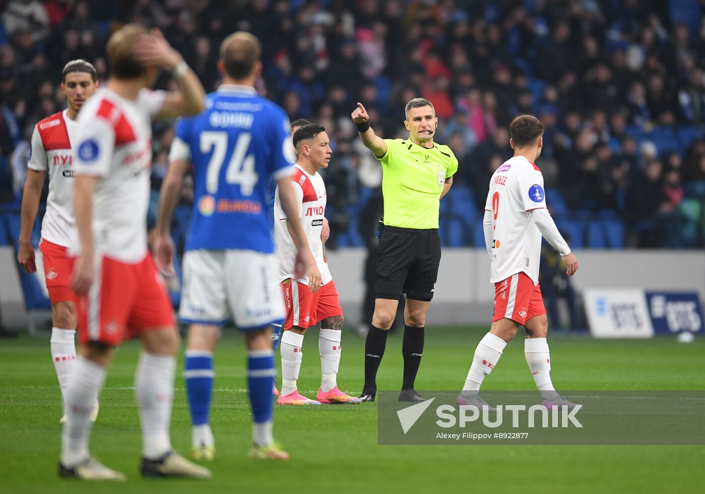 Russia Soccer Premier-League Dynamo - Spartak
