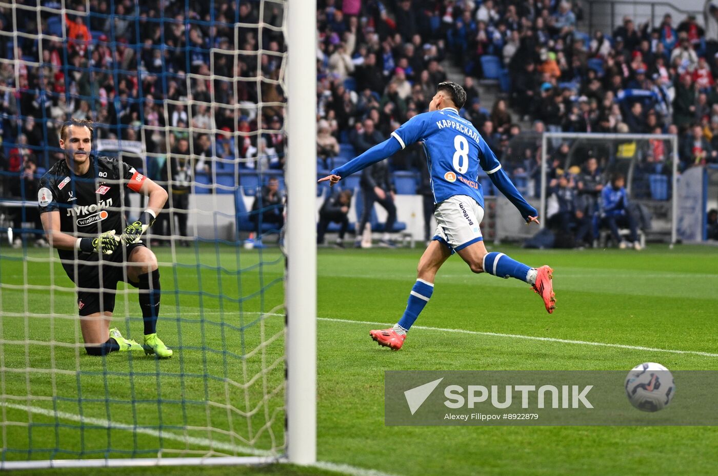 Russia Soccer Premier-League Dynamo - Spartak