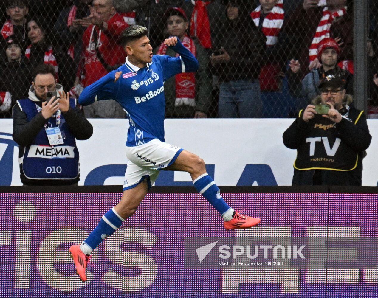 Russia Soccer Premier-League Dynamo - Spartak