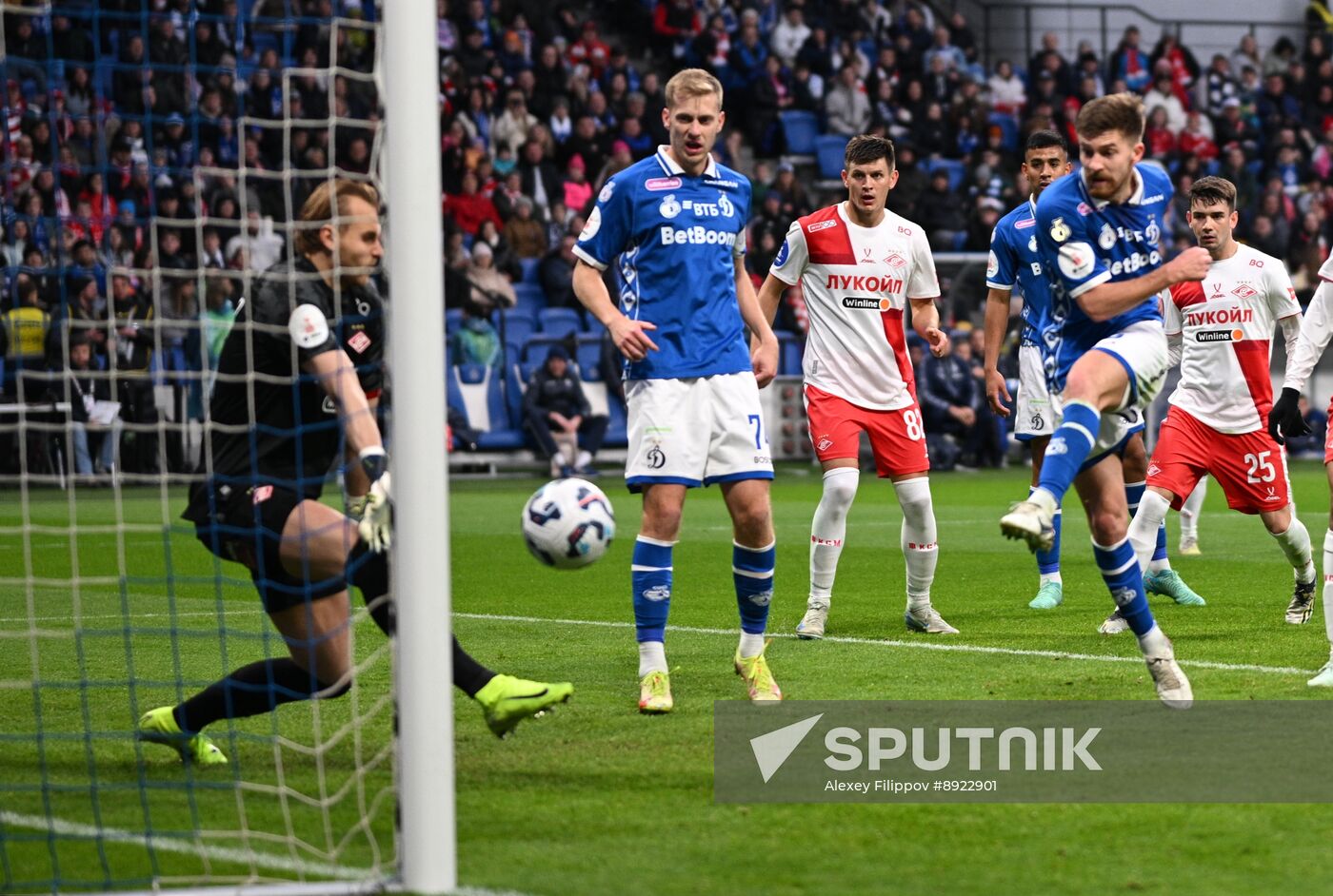 Russia Soccer Premier-League Dynamo - Spartak