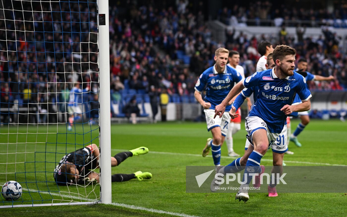 Russia Soccer Premier-League Dynamo - Spartak