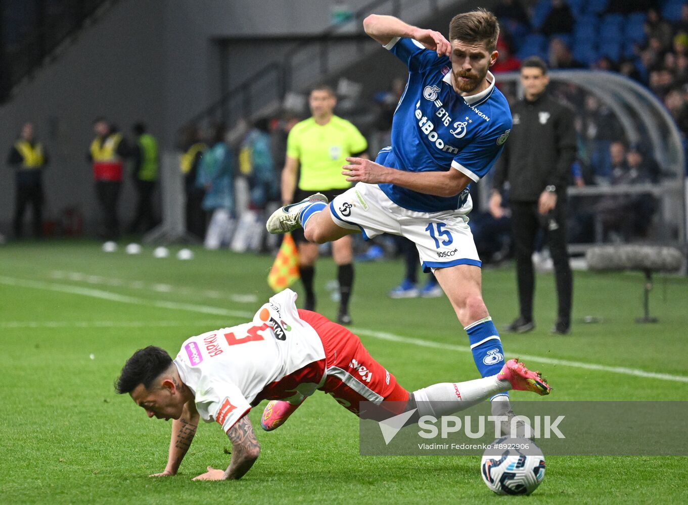 Russia Soccer Premier-League Dynamo - Spartak